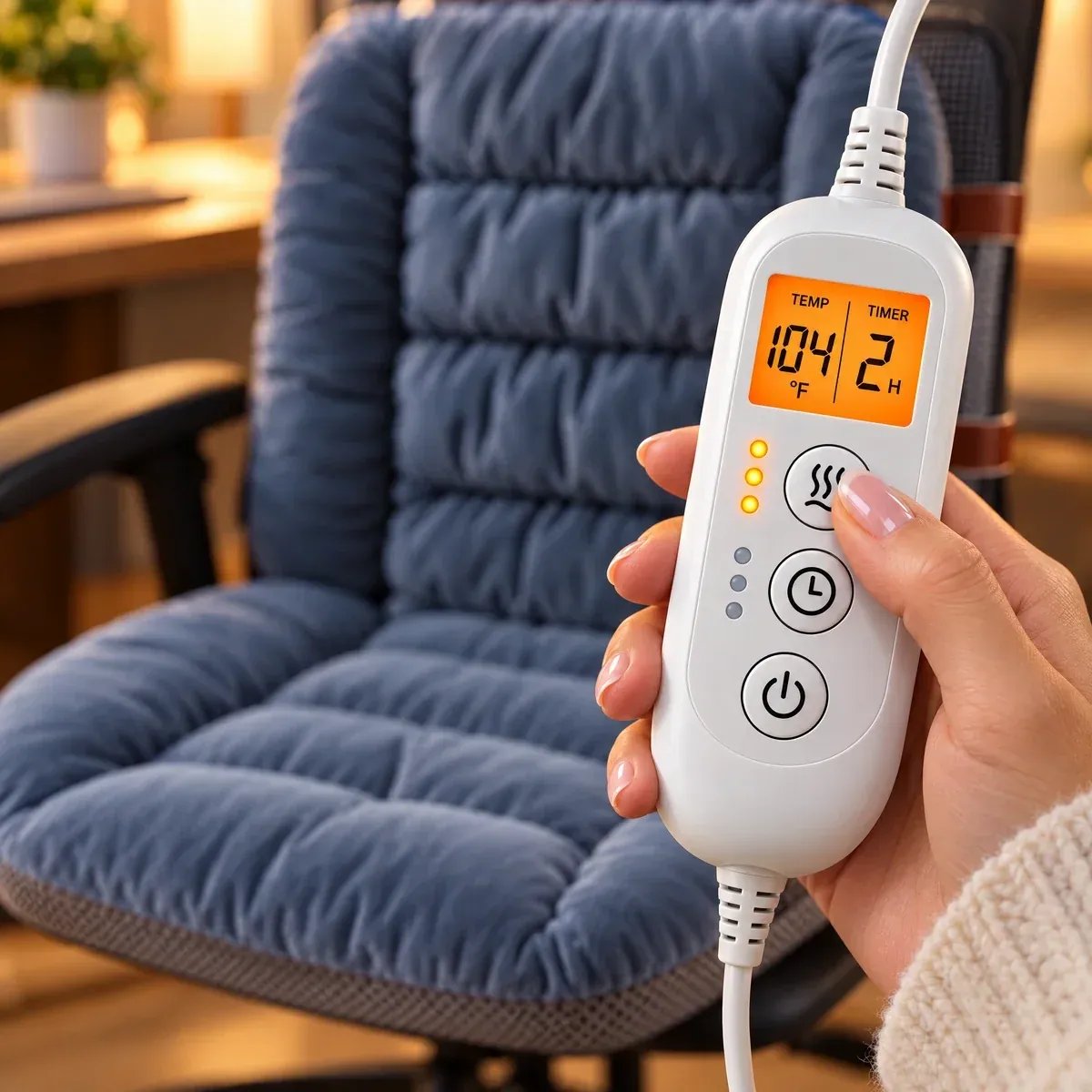 🛋️ Universal Fit Heating Cushion