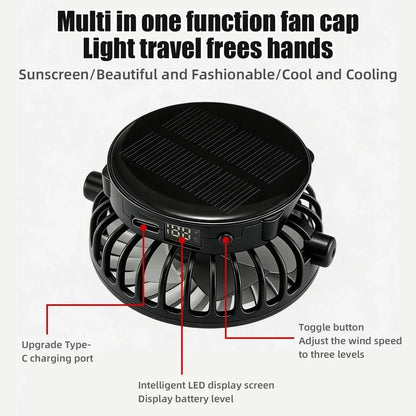🔥 Beat the Heat Hands-Free — Stay Cool Under the Sun 🧢