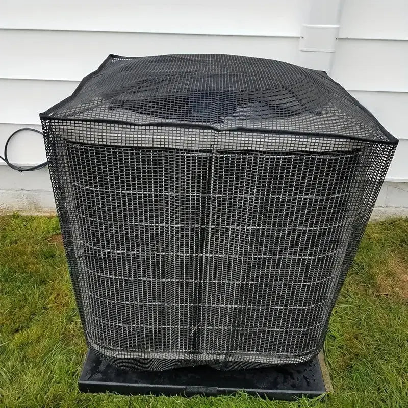 🍂 Heavy-Duty Mesh AC Cover – All-Season Outdoor Protection
