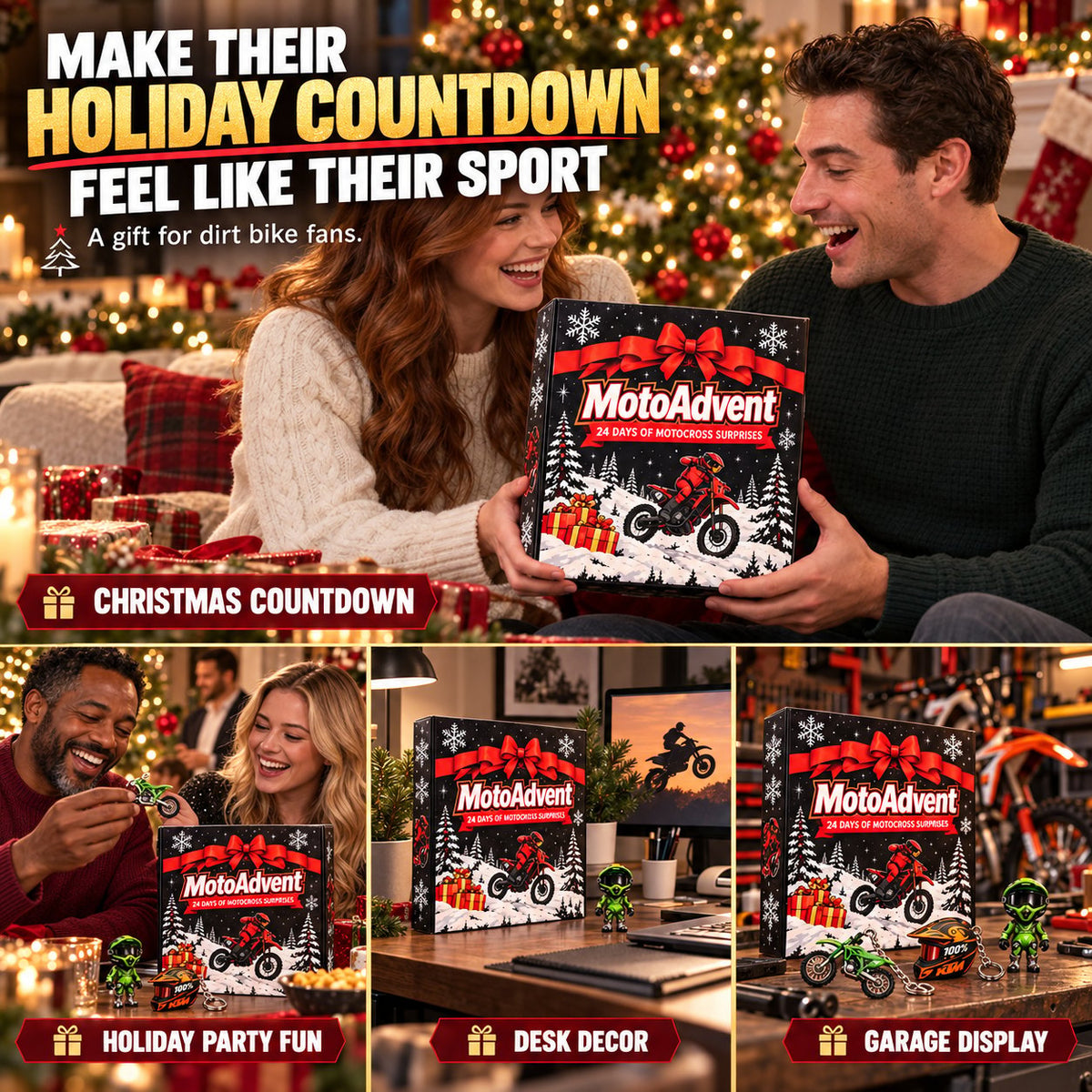 🏍️🔥 Motocross Advent Calendar – 24 Days of Dirt Bike Surprises! 🎄🎁