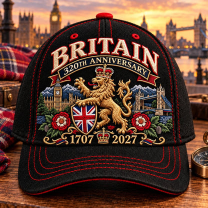 🔥LAST DAY 49% OFF - 👑🇬🇧 Great Britain 320th Anniversary Heritage Cap | 100% Cotton • Detailed Embroidery