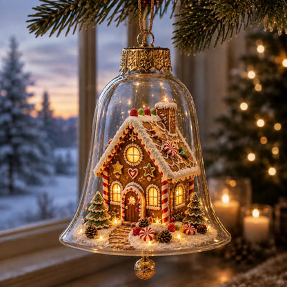 ✨🎄 Beleuchteter Weihnachtsschmuck – Leuchtende Mini-Weihnachtsszene