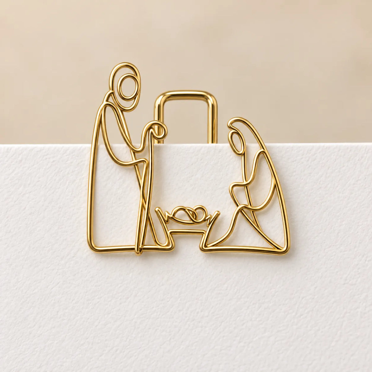 ✝️Faith-Inspired Gold Paper Clips — Meaningful Christian Bookmarks❤️