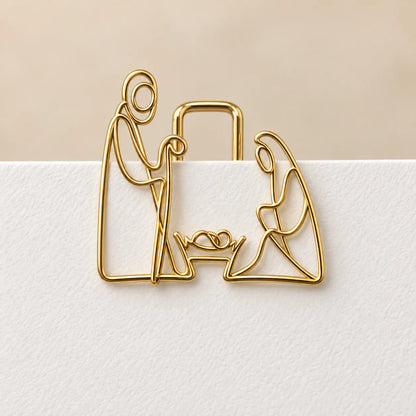 ✝️Faith-Inspired Gold Paper Clips — Meaningful Christian Bookmarks❤️