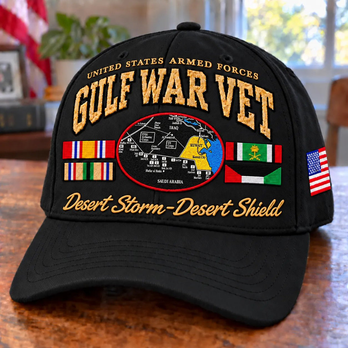 🏆 Last Day 49% OFF! - 🏜️Gulf War Veteran Tribute Cap