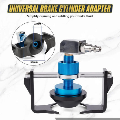4PCS Universal Brake Bleeder Adapter for Multiple Car Brands | 22–58mm adjustable range