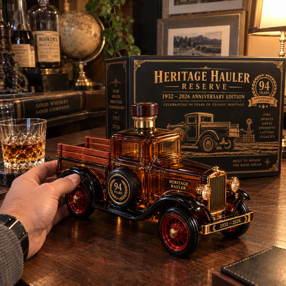 🚚 Heritage Hauler Reserve – 94th Anniversary Vintage Truck Whiskey Decanter (1932–2026) | Collector's Edition Gift