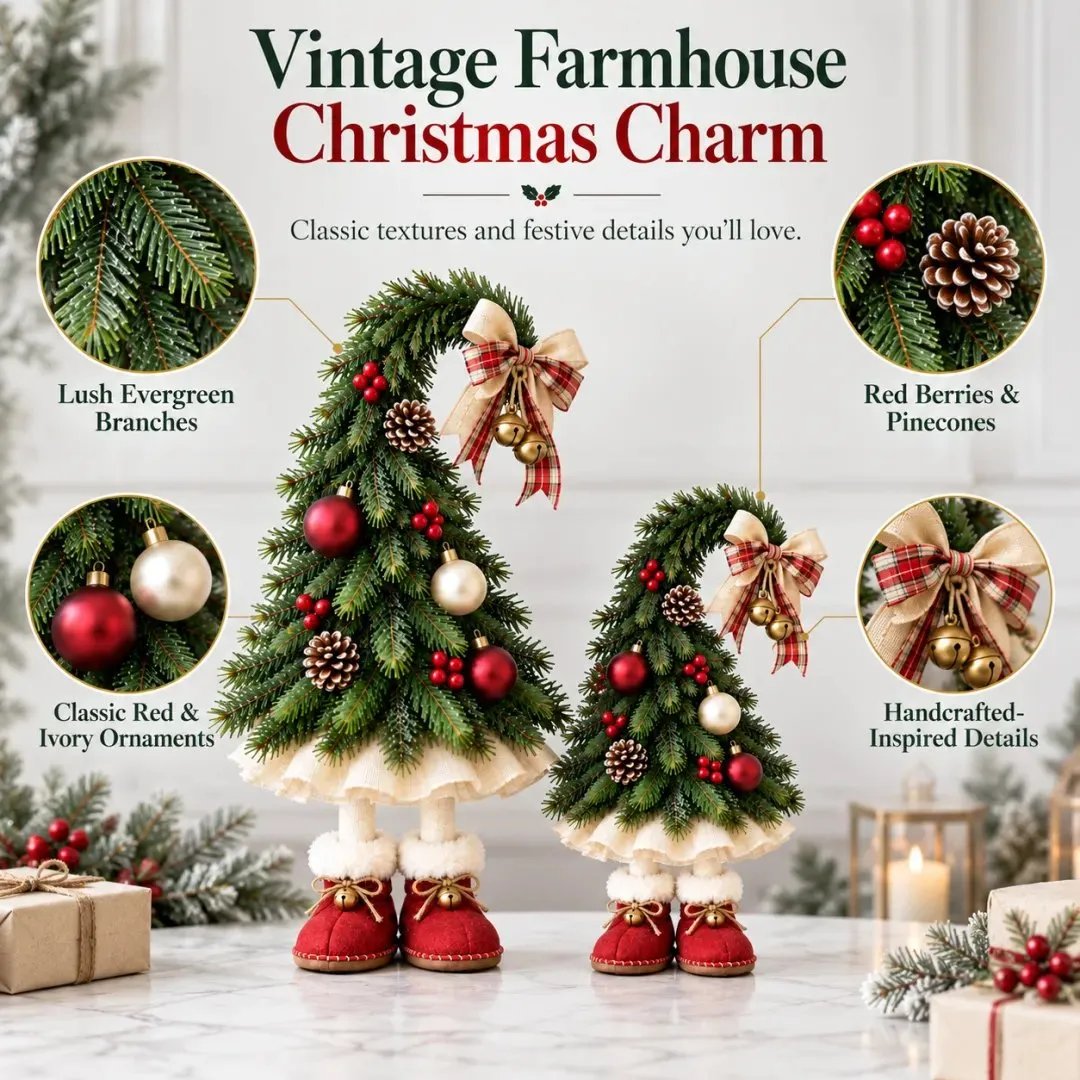 🎉Whimsical Christmas Elf Tree Decor