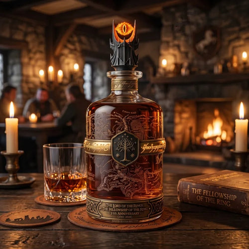🧙 Fellowship-Inspired 25th Anniversary Fantasy Whiskey Decanter
