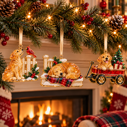Golden Retriever Christmas Ornaments – 6 Heartwarming Holiday Designs for Dog Lovers