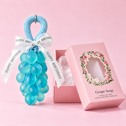 🍇 Lily’s Handmade Grape Soap – Small-Batch Natural Oil Soap with Gentle Scent 💜