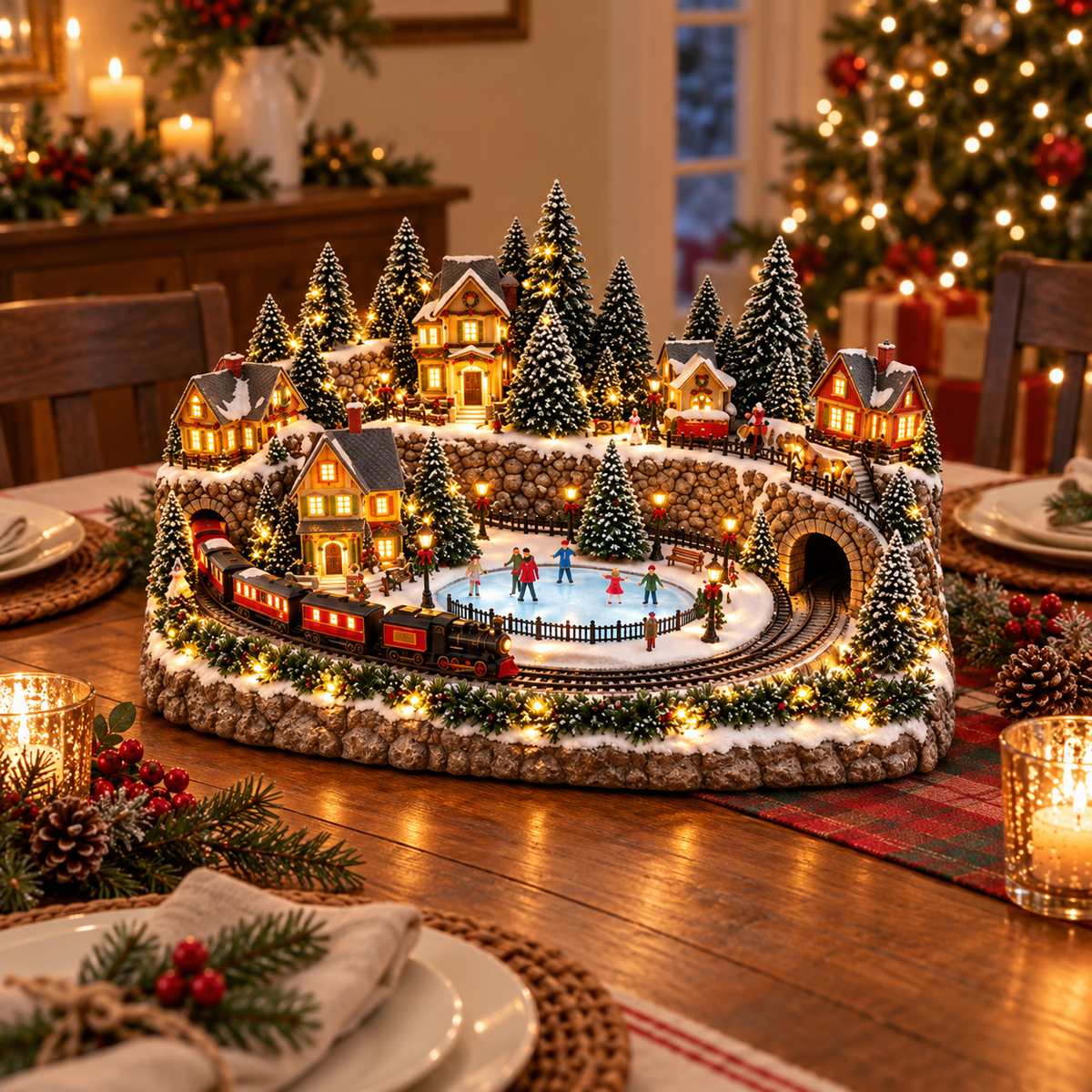🔥 LAST DAY 49% OFF 🔥 Lighted & Animated Christmas Village Collection ✨