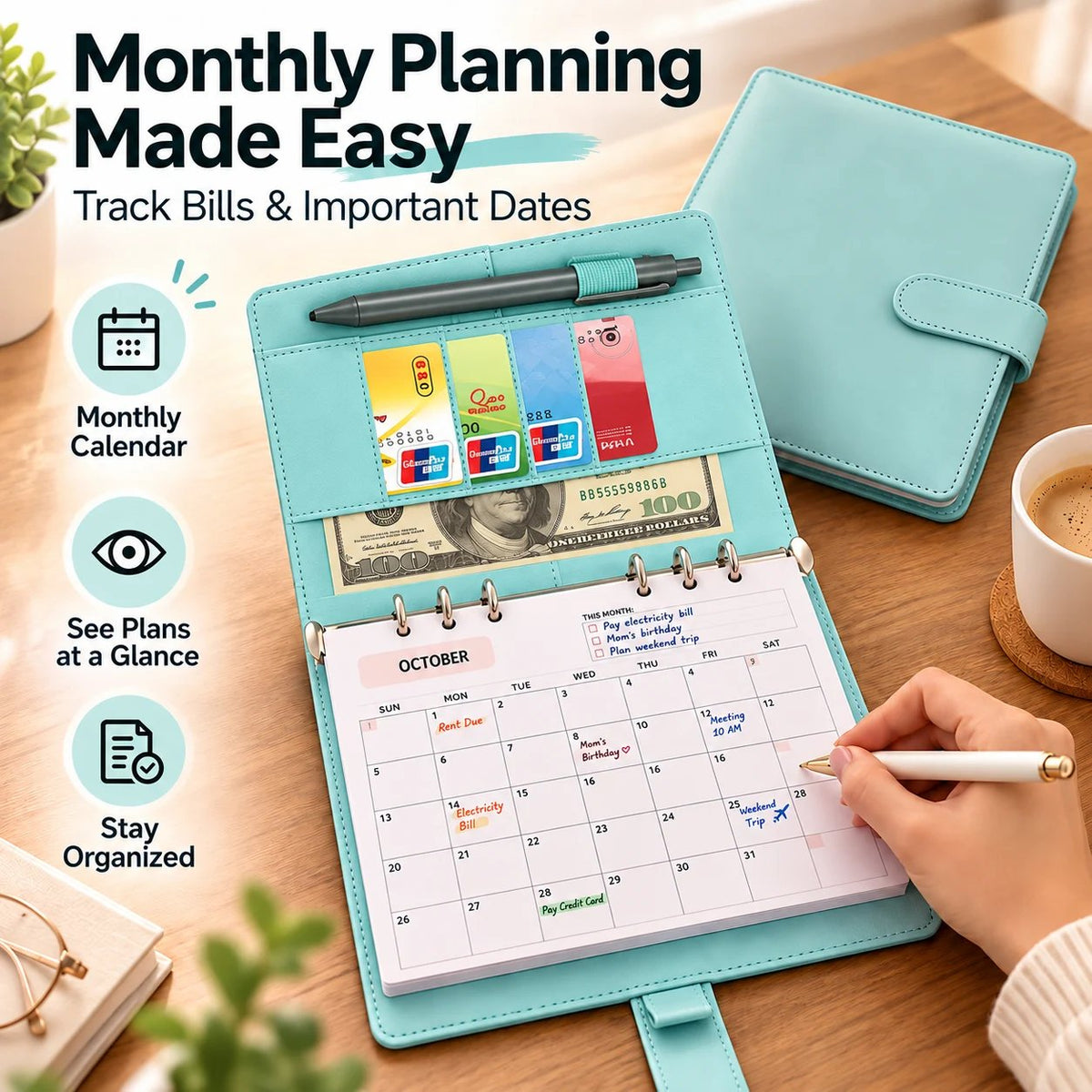 📒💰 Budget Planner Binder — Track Expenses, Save More Money!