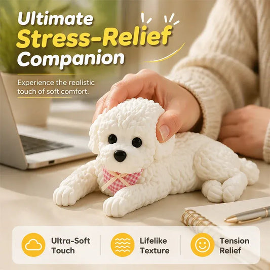 🧸🐶 Cute Squeeze Teddy Dog – Soft, Squishy & Perfect for Stress Relief ✨