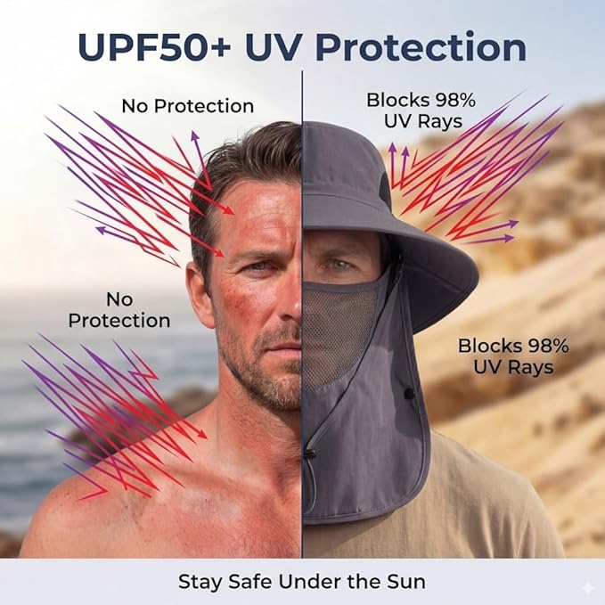 🔥LAST DAY 48% OFF🎣- Unisex Adventure Shield - Extreme UV Protection for All Terrains