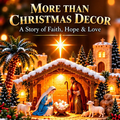 ✨Last Day 49% OFF🌟🎄'Journey of the Star of Bethlehem™' Illuminated Village