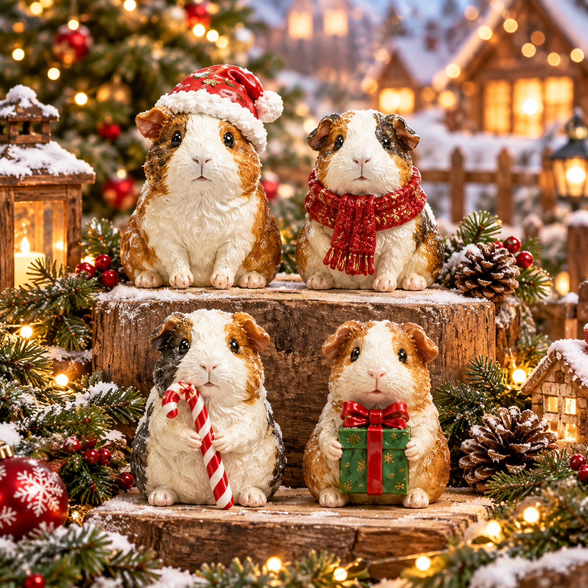 🔥 TODAY ONLY: 50% OFF – 2026 Guinea Pig Christmas Advent Calendar | 24 Days of Adorable Festive Surprises & Acrylic Ornament Blind Box Gift