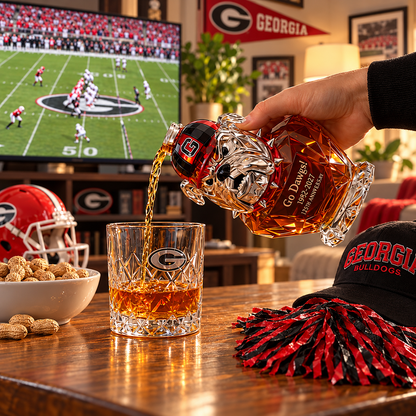 Georgia Bulldogs 135th Anniversary Commemorative Whiskey Bottle (1892–2027)