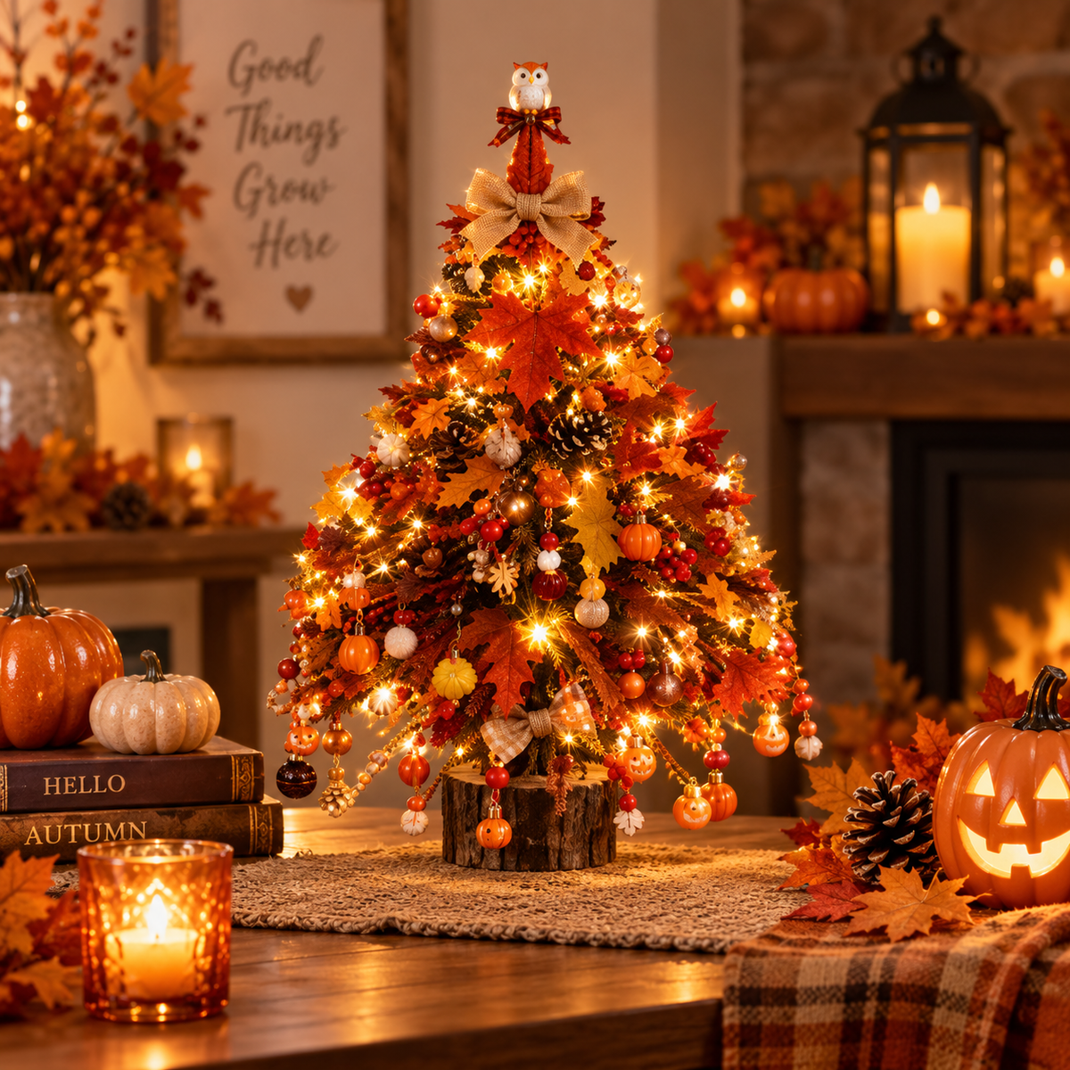 🎄✨ DIY Beaded Christmas Tree Craft Kit – Handmade Light-Up Holiday Decor