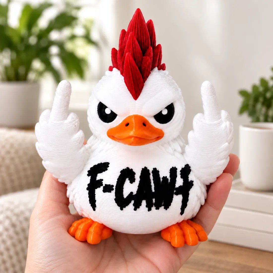 🦆 F-CAW-F Bad Attitude Duck – Sassy Desk Decor With Zero Flocks Given