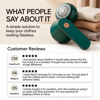 ✨ Electric Lint Remover – Make Clothes Look Like New in Seconds👕