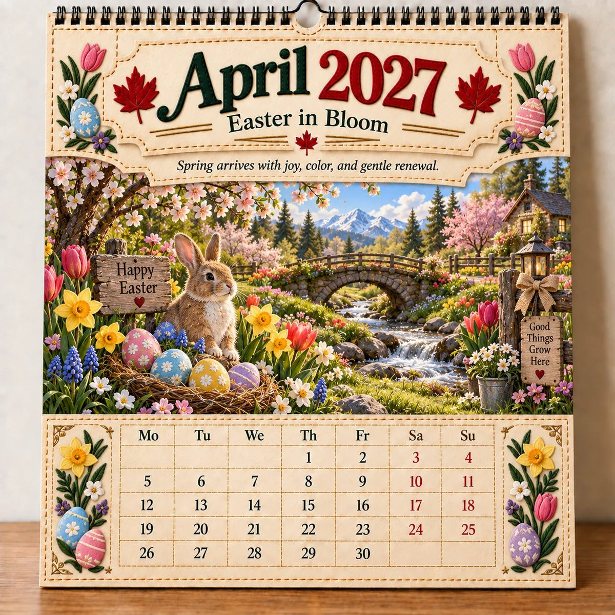 🔥LAST DAY 33% OFF - 🇨🇦🍁 2027 Canada 160th Anniversary Wall Calendar 🍁🇨🇦