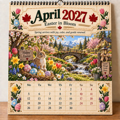🔥LAST DAY 33% OFF - 🇨🇦🍁 2027 Canada 160th Anniversary Wall Calendar 🍁🇨🇦