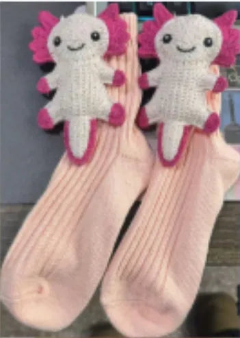 💝 Cozy 3D Knit Spirit Animal Socks – Show Your Personality in Comfort 🧦