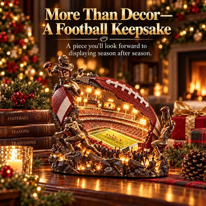 🏈 A Stadium Inside a Football™ – Lighted Game Day Collectible 🏟️