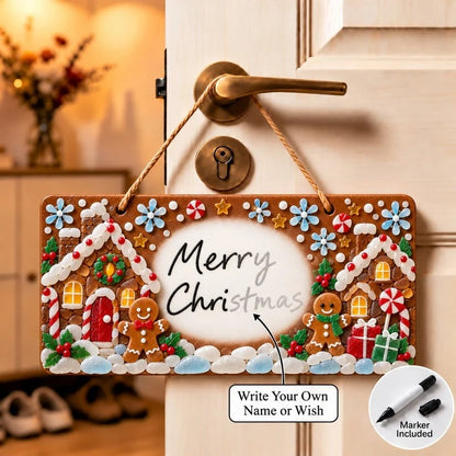 🎄✨ DIY Sea Glass Christmas Hanging Sign Kit – 8 Festive Designs & Personalized Holiday Decor ✍️