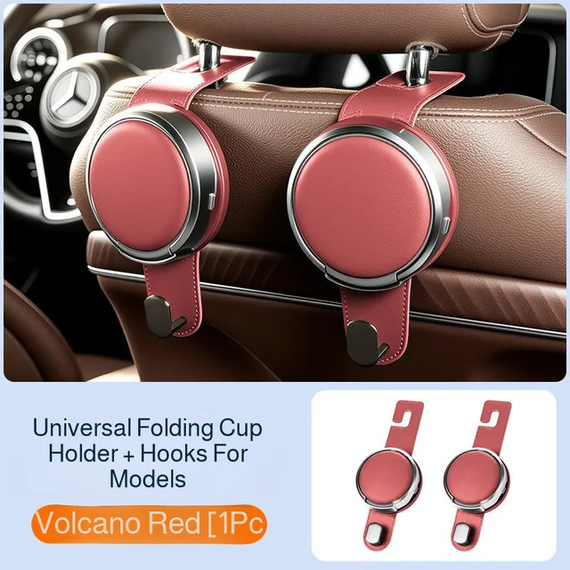 🚗📱 Foldable 2-in-1 Car Cup Holder & Phone Stand – Clip-On Vehicle Organizer ✨