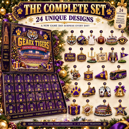 🎄 GEAUX TIGERS! Football Christmas Advent Calendar