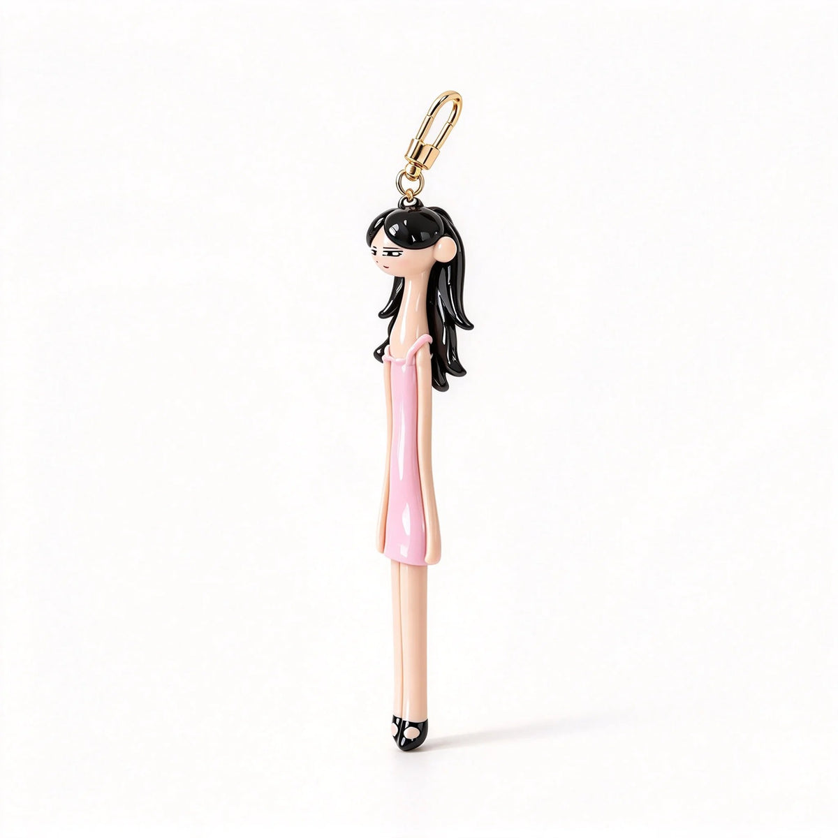 👗 Cute Fashion Girl Doll Bag Charm Keychain