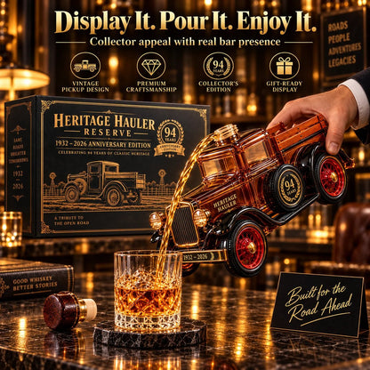 🚚 Heritage Hauler Reserve 94th Anniversary Vintage Truck Decanter