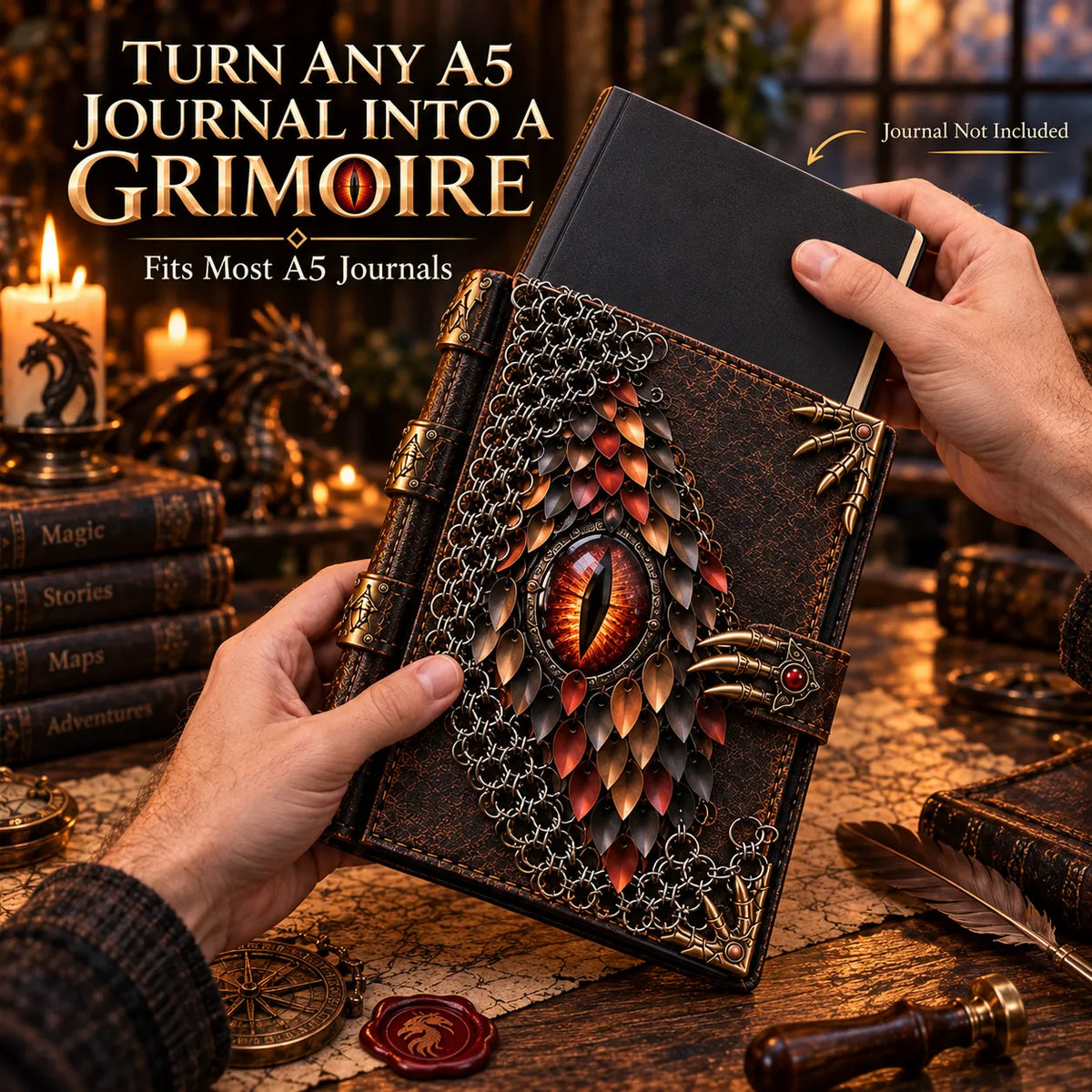 🔥😍Dragon Eye Grimoire Cover DIY Kit