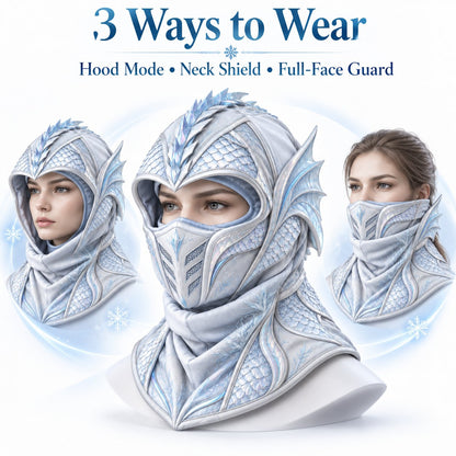 🐉 Frost Dragon Winter Balaclava ❄️ 3-in-1 Windproof Face Mask | Warm, Stylish & Ready for the Cold