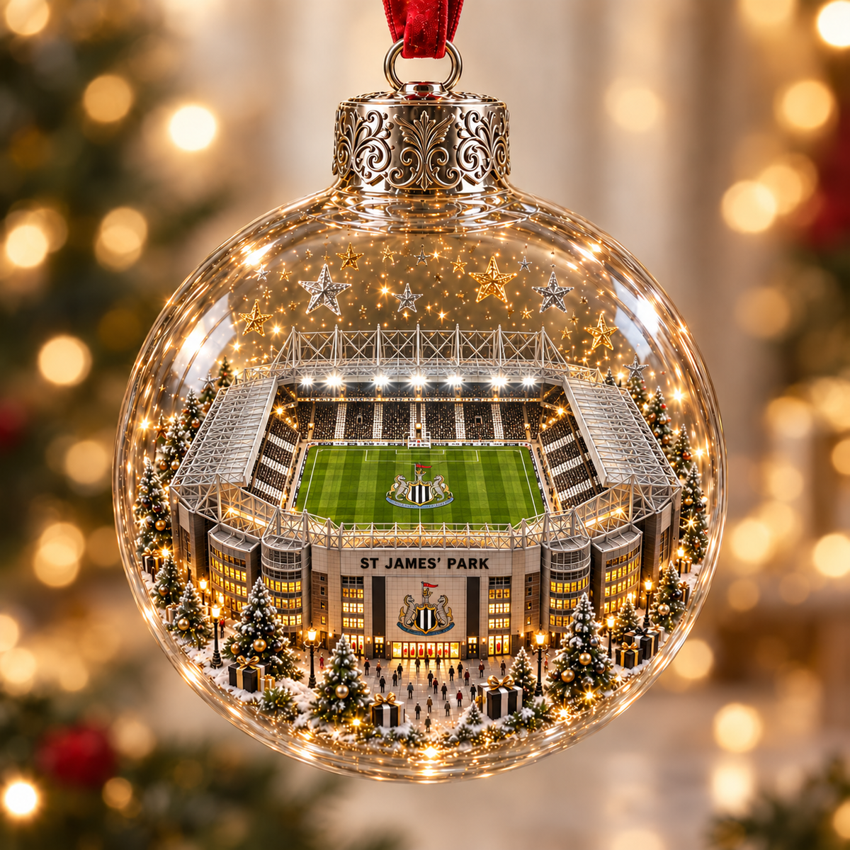 ⚽ Light-Up Football Stadium Christmas Ornament | 20 Styles – 9