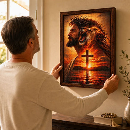 👑✝️ He Reigns — DIY Christian Jigsaw Puzzle(📦Buy 2 Free Shipping)