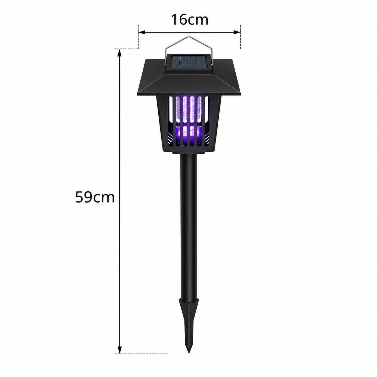 🦟☀️ Solar Mosquito Zapper Garden Light – Decorative Outdoor Bug Control Lamp 🌙