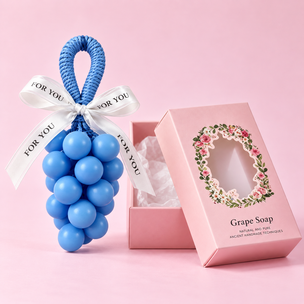 🍇 Lily’s Handmade Grape Soap – Small-Batch Natural Oil Soap with Gentle Scent 💜