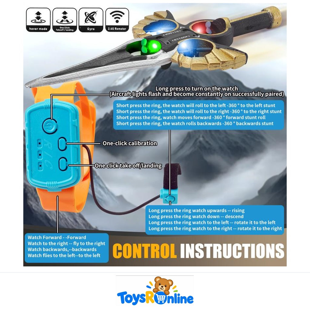 ⚔️ Flying Sword Drone – Take Your Fantasy Adventures to the Skies 🚀