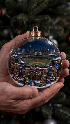 ⚾ Fly the W Light-Up Baseball Christmas Ornament | 8 Styles – 9