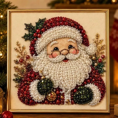 🎅 Santa Claus – 3D Beaded DIY Holiday Decor