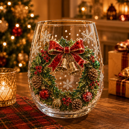 🎁✨ Magical Christmas Glass Cup Collection – Festive Holiday Gifts for Christmas 🎄