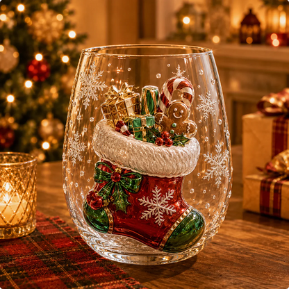 🎁✨ Magical Christmas Glass Cup Collection – Festive Holiday Gifts for Christmas 🎄