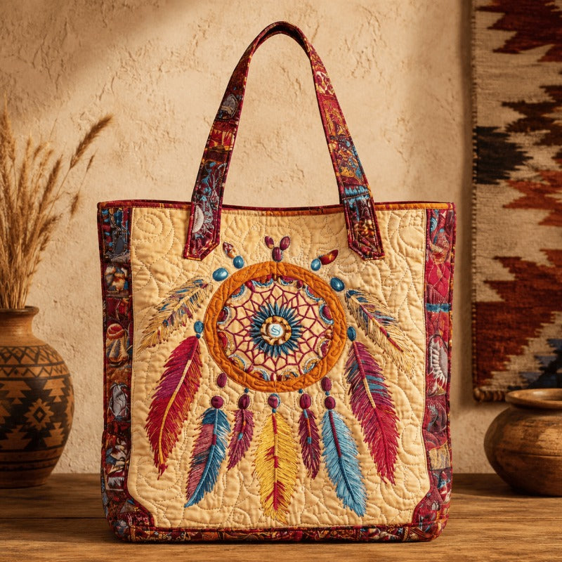 ✨Handmade Native American Quilted Tote Bag