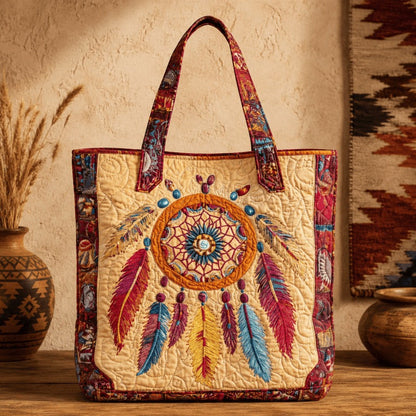 ✨Handmade Native American Quilted Tote Bag