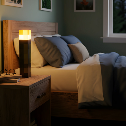 ⛏️Pixel Torch Wall Light – Rechargeable LED Lamp