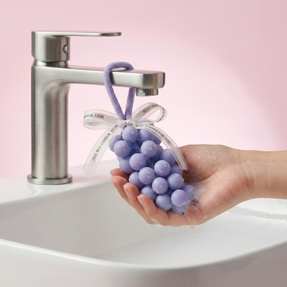 🍇 Lily’s Handmade Grape Soap – Small-Batch Natural Oil Soap with Gentle Scent 💜