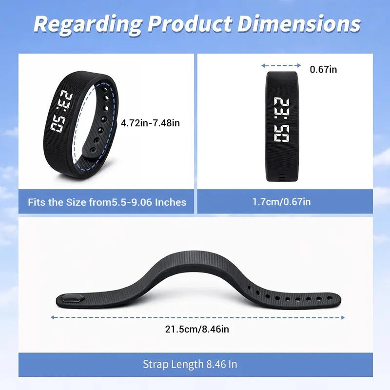 ⌚ Smart Fitness Tracker – Track Your Activity, Stay Motivated ✨